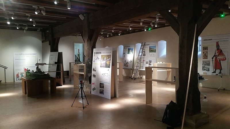 27-28-29 mars 2017 seigneurie d'Andlau : préparation de l'exposition " 8 châteaux forts d'Alsace centrale "  20170318