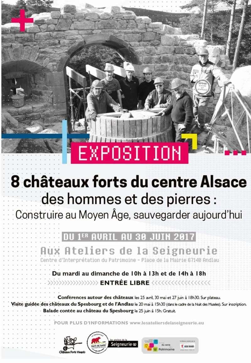 27-28-29 mars 2017 seigneurie d'Andlau : préparation de l'exposition " 8 châteaux forts d'Alsace centrale "  Fb_img10