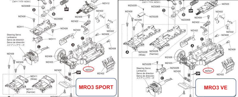 Differences chassis MR03 et MR03 VE - Page 3 Nouvel14