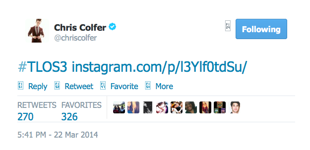 Chris Colfer Tweets - Page 34 Twitte40