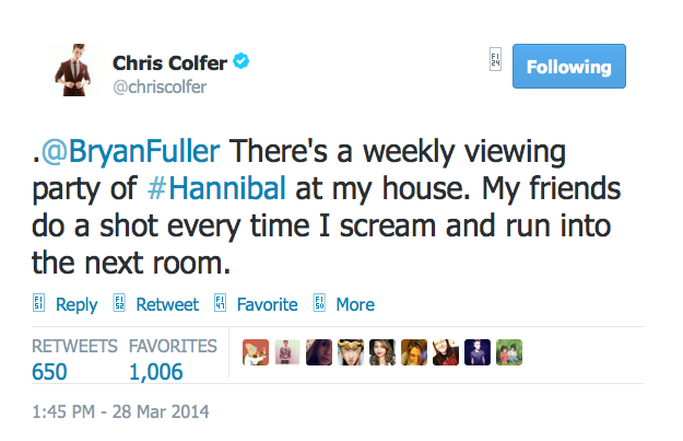 Chris Colfer Tweets - Page 34 Twitte41