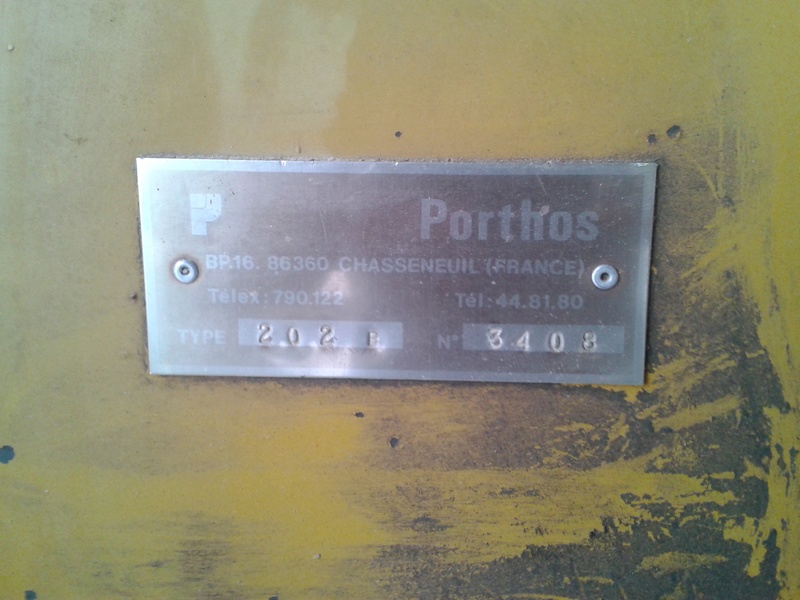 Porthos 202 B chariot élévateur, pont ar 20170210