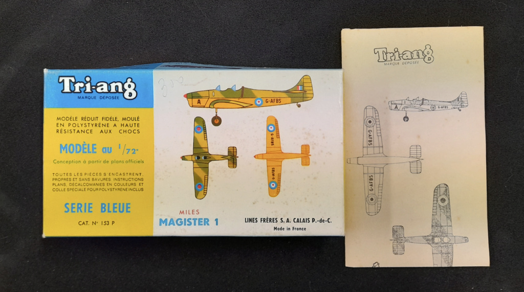 magister - [FROG/TRIANG] 1/72 - Miles MAGISTER - Free French Flight 2 - Jacquier/Boutitie (VINTAGE) Zboite11