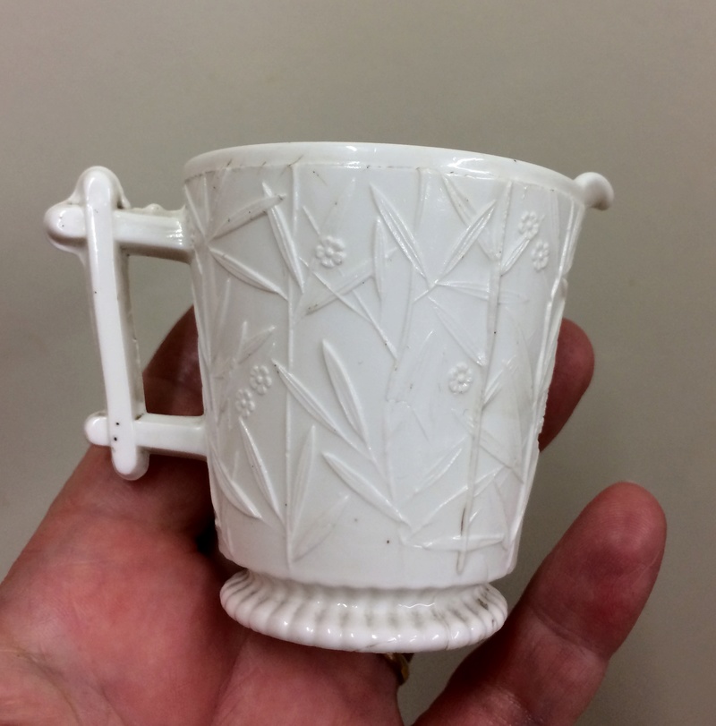 Victorian milk glass cream jug Img_9518