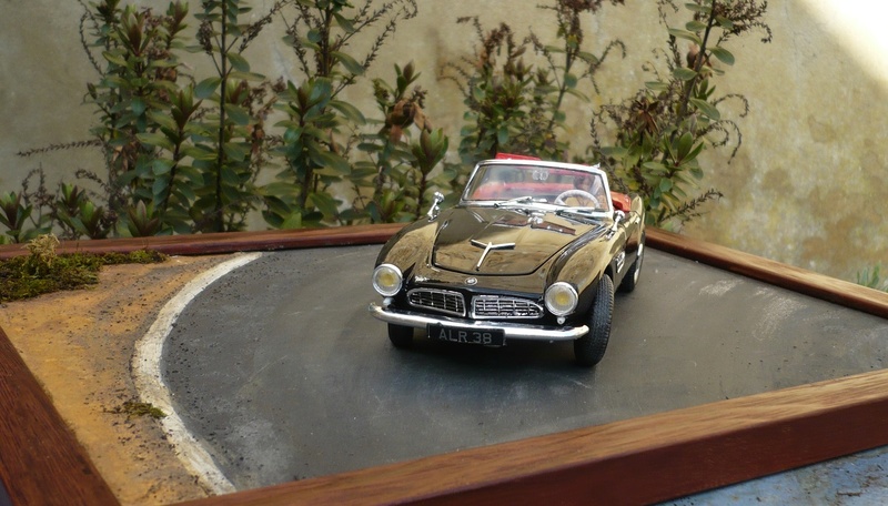 "cheveux au vent" (BMW 507 cabriolet Revell 1/24) P1240045