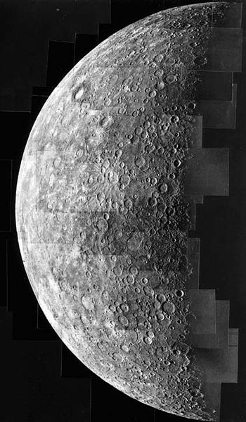 29 mars 1974 - 1er survol de la planète Mercure par une sonde / 40 ans de Mariner 10 350px-10