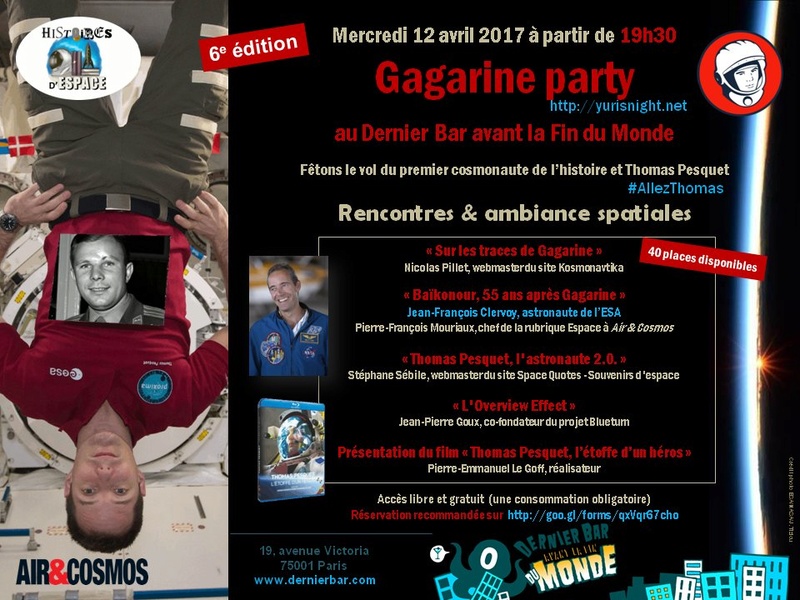 6ème édition de la Yuri's Night à Paris - 12 avril 2017 avec Jean-François Clervoy Yuri_s10
