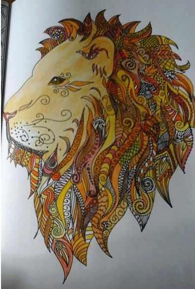 coloriage anti-stress pour adulte - Page 15 Lion11