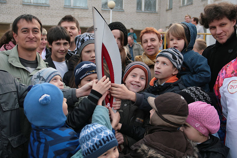 встреча школьников и Олимпийского факела в Оболенске! Img_4610
