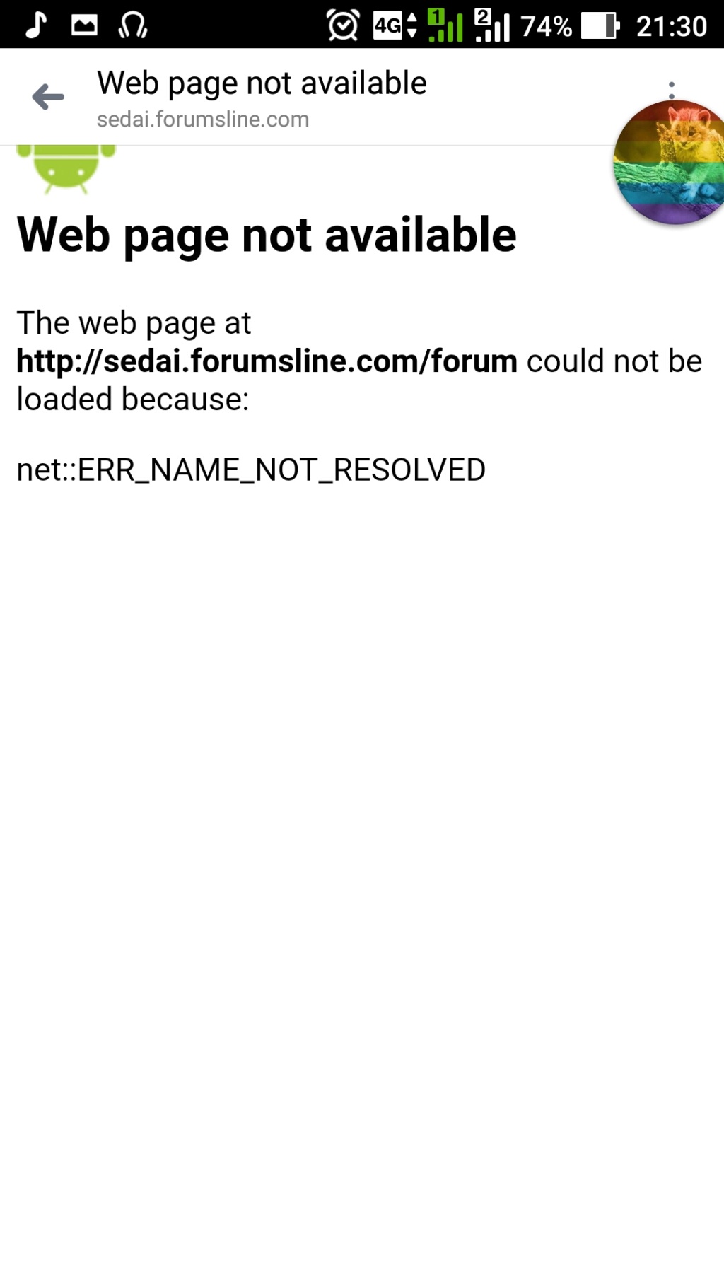 Can't access my forum Screen10