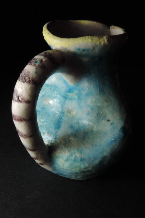  little blue jug  possibly Ceramiche Artistica Solimene Dscn6710