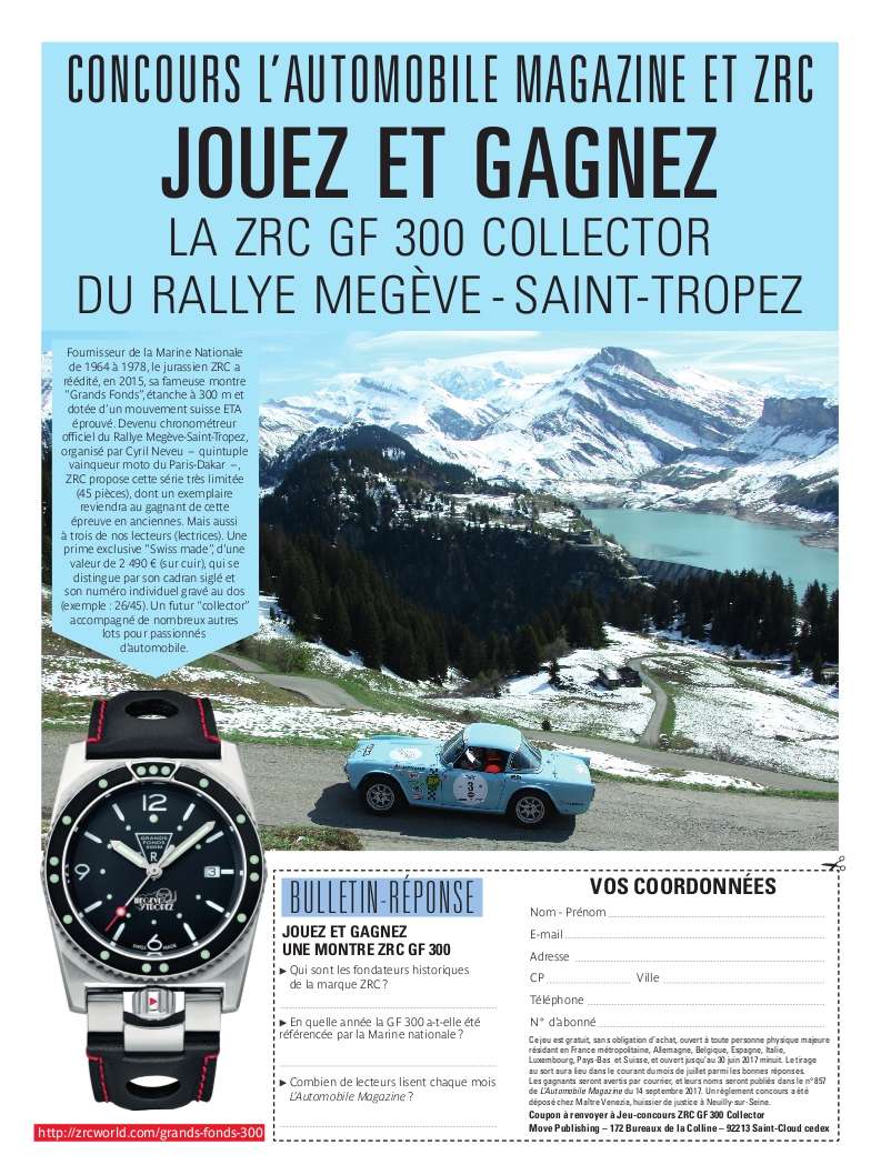 ZRC Grands Fonds, résurrection + rallye Megève-St-Tropez Concou10