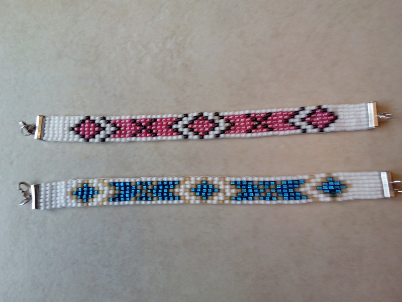 Bracelets tissage perles  00112