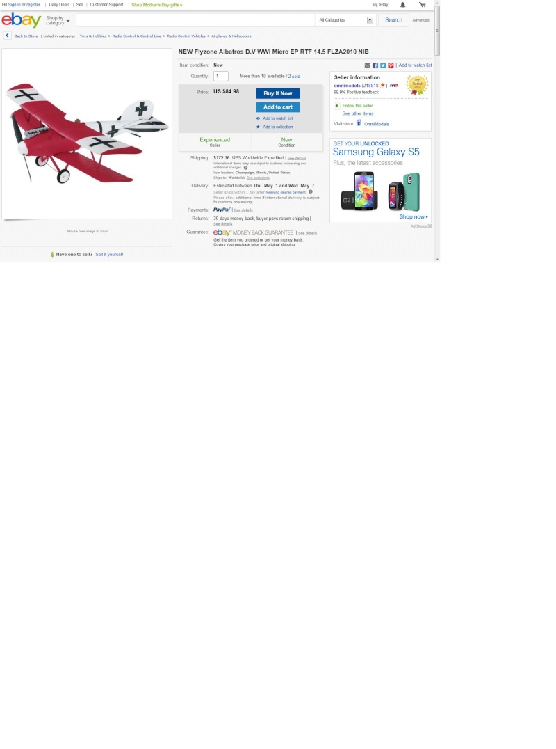 The best modeling supplier on eBay is OmniModels Omnimo10