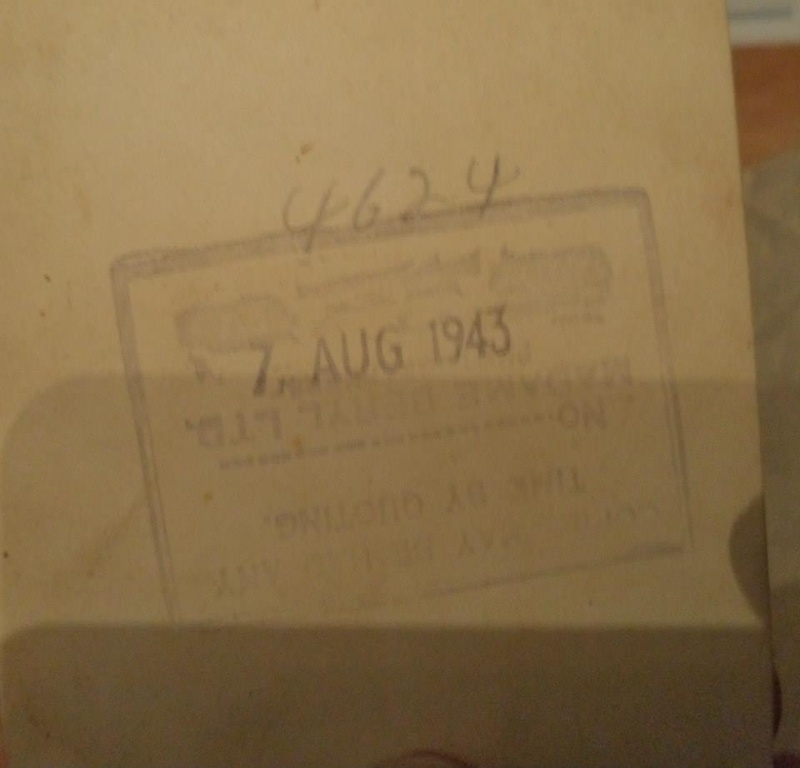 Grouping for Canadian 1st med RCA 1943 14411810