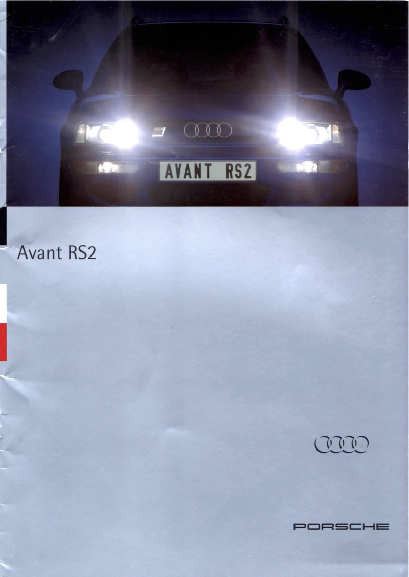 Plaquette commerciale Suisse 1994 Audi_r10