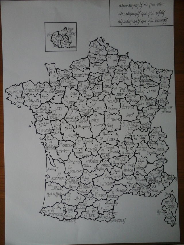 Carte départementale de France 20170510