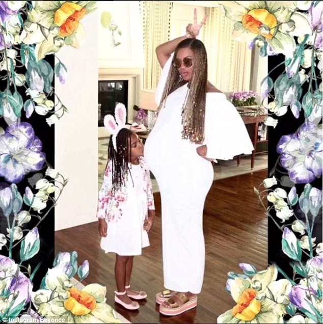 Superstar beyonce releases new baby bump pics 3f85c510