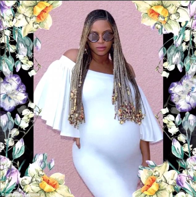 Superstar beyonce releases new baby bump pics 3f85c514