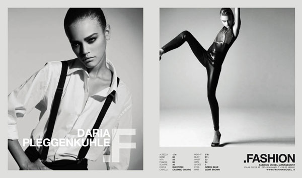Supermodel Daria Plegennkule's incredible and stiking black and white pics Daria_15