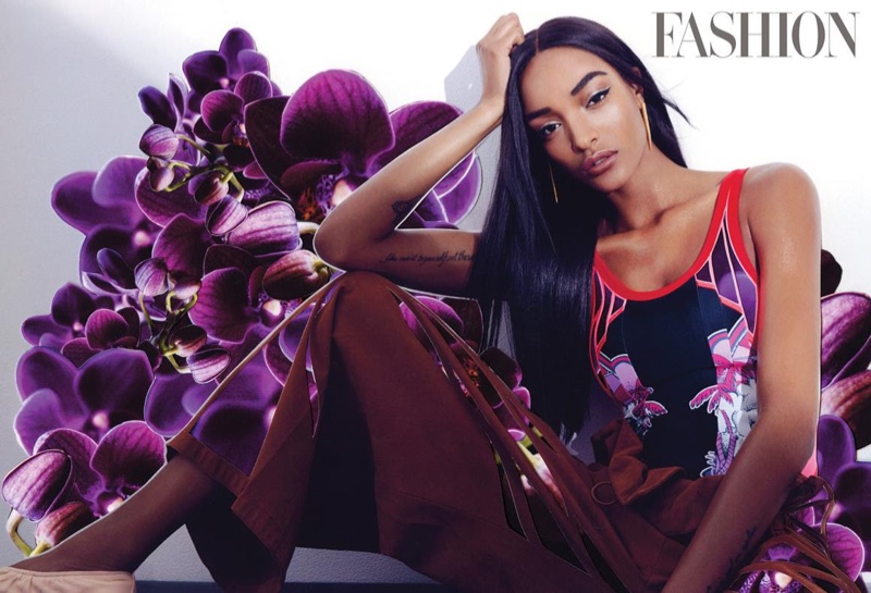 Jourdan Dunn's Ashion Magazine 2017 spread great pics check them out Jourda36