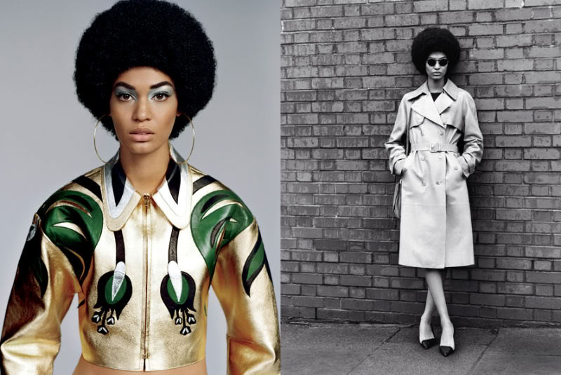 Joan Smalls slayed wearing Afro wig Style-11