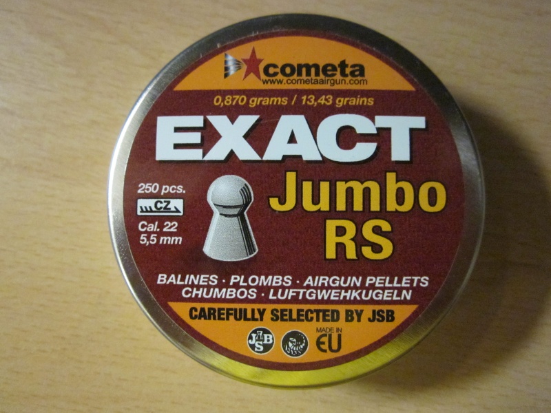 Test Plombs COMETA Exact Jumbo RS sur HW 57 Cal.5,5   16 Joules Img_0810
