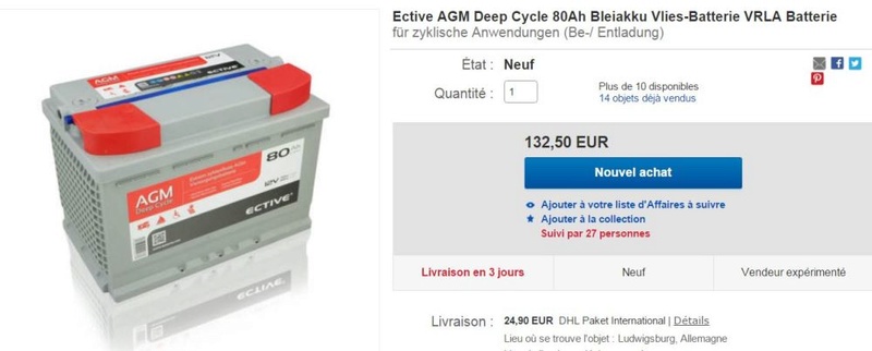 correspondance batteries - Retour d'expériences 2016 sur les batteries Achat10