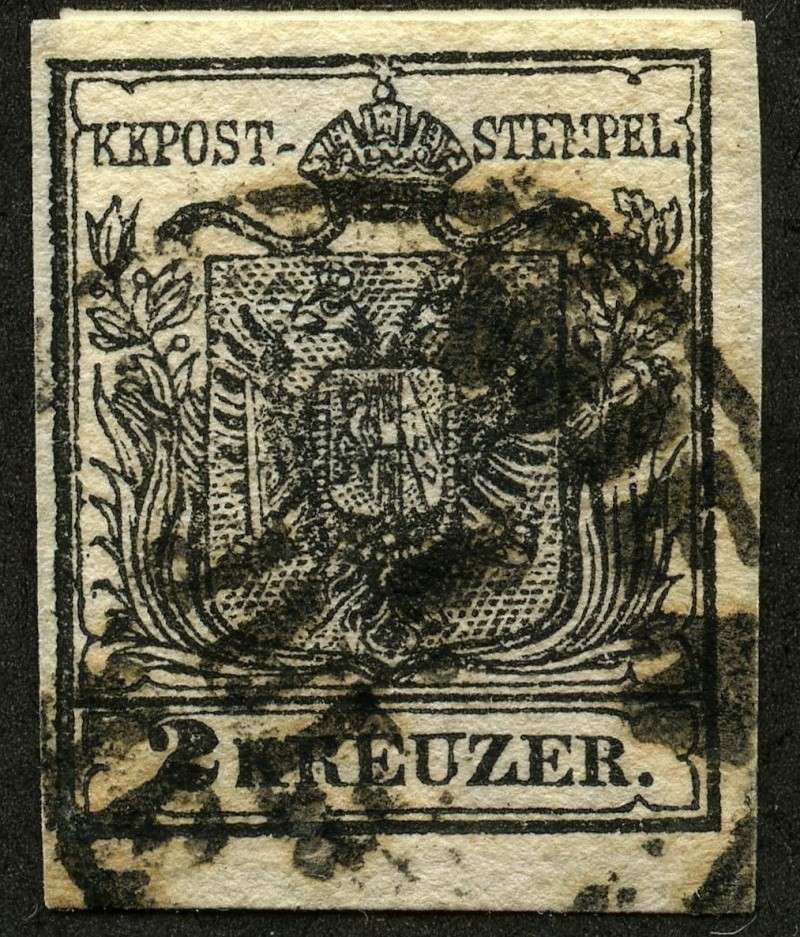 Osterreich - Die erste Österreichische Ausgabe 1850 2ya_sc10