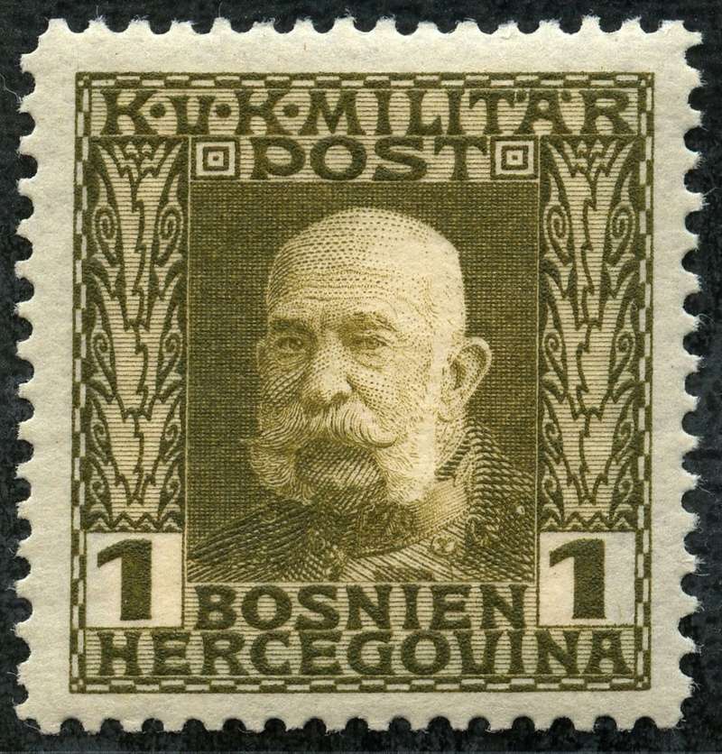 österreich - Österreich Bosnien-Herzegowina "Freimarkenausgabe 1912" Nr. 64 bis 84" 64_oli10