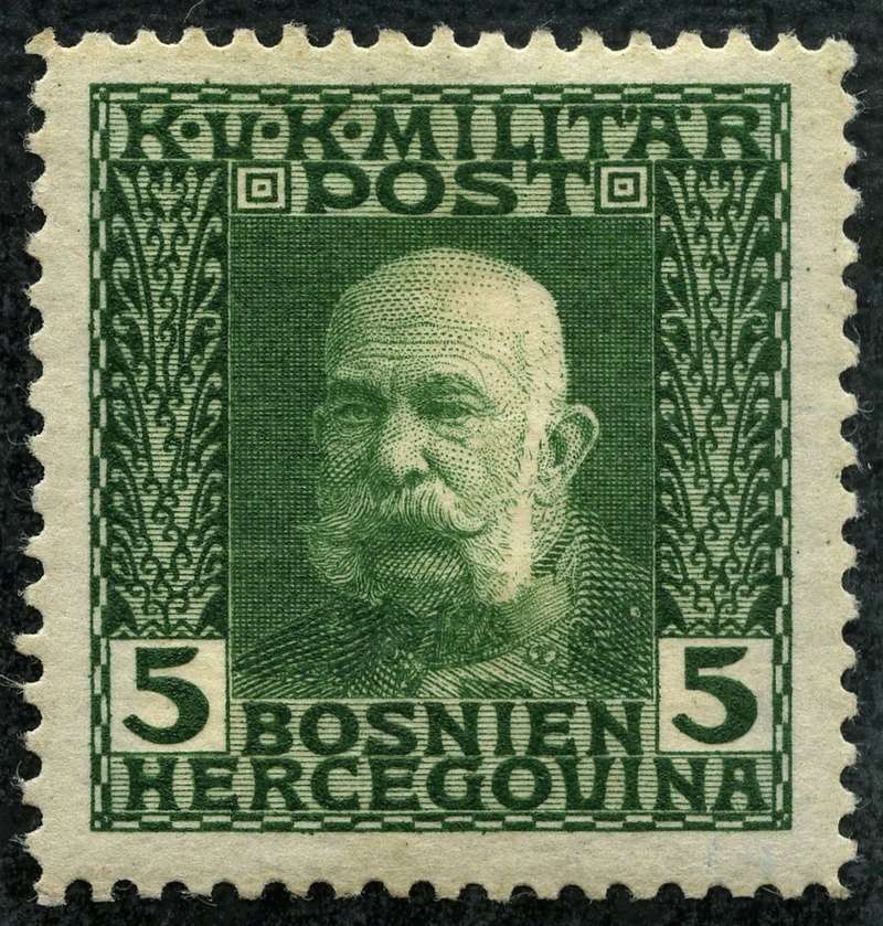 österreich - Österreich Bosnien-Herzegowina "Freimarkenausgabe 1912" Nr. 64 bis 84" 67_gry10