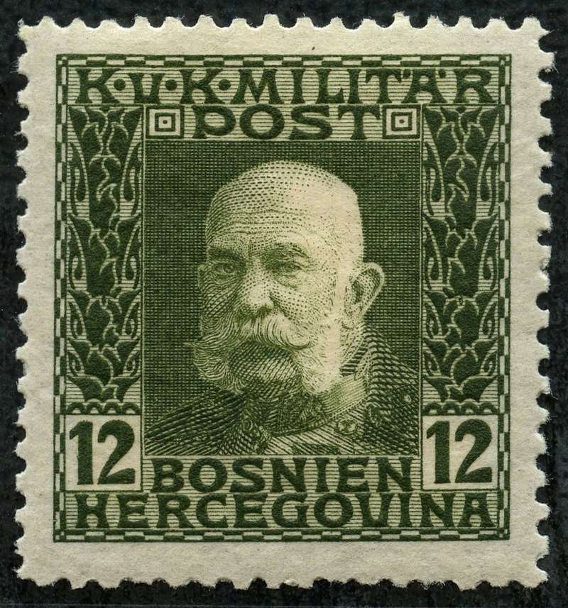 Österreich Bosnien-Herzegowina "Freimarkenausgabe 1912" Nr. 64 bis 84" 70_oli10