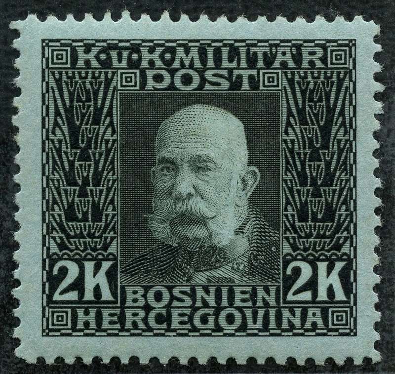 Österreich Bosnien-Herzegowina "Freimarkenausgabe 1912" Nr. 64 bis 84" 81_sch10