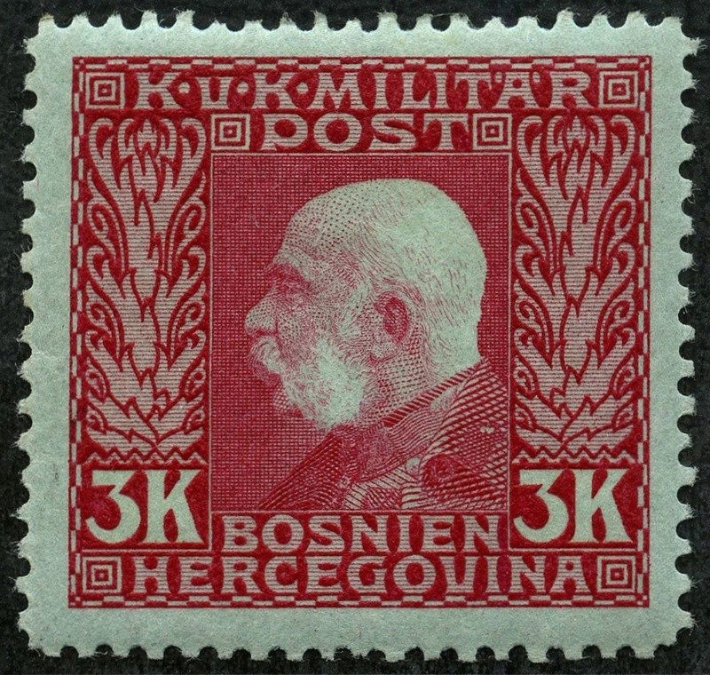 österreich - Österreich Bosnien-Herzegowina "Freimarkenausgabe 1912" Nr. 64 bis 84" 82_kar10