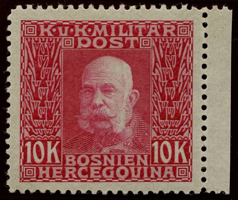 österreich - Österreich Bosnien-Herzegowina "Freimarkenausgabe 1912" Nr. 64 bis 84" 84_pvd10