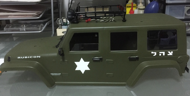 WTS: Scale Pro-Line Jeep Unlimited Painted Body (Olive Green) 310