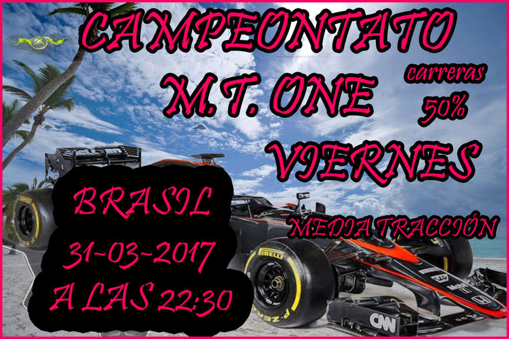 XBOX ONE  - F1 2016  //  CTO. M.T. ONE / 2ª CARRERA G.P. DE BRASIL / 31-03-2017 A LAS 22:30 HORAS Cabece35