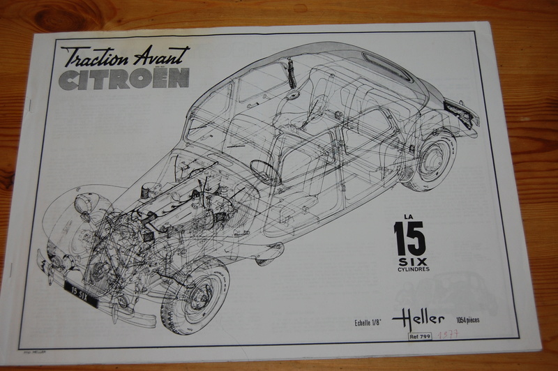 CITROËN 15 SIX CYLINDRES traction avant 1/8ème Réf 799 0510