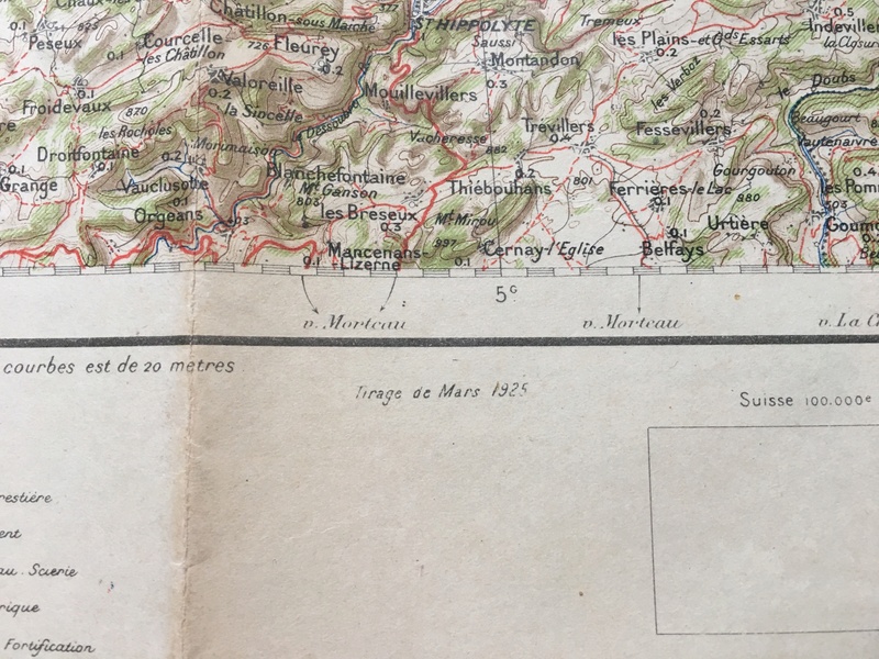 Cartes d'Etat-Major au 1/200.000 , régions de Tarbes et de Grenoble Img_4929