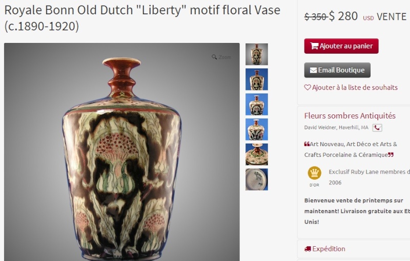 Pompe ou pas ? Royal bonn old dutch  Vase_b10