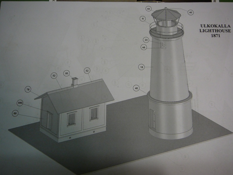Der Leuchtturm auf der finnischen Insel Ulkokalla - Fertig P1150243