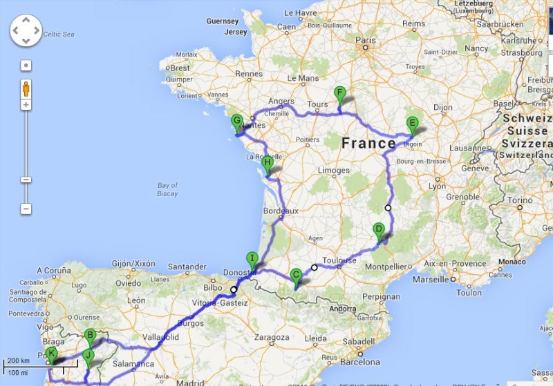 Vacances 2013 Portugal et France Mapa_f10