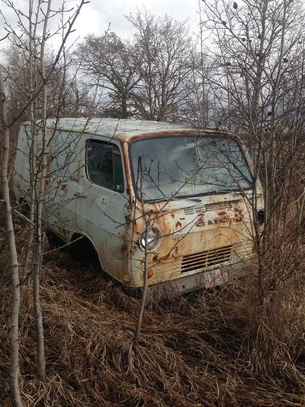 Two early GMC vans I found yesterday. Img_1912