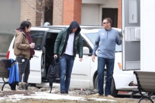 ROB ARRIVING ON SET MARCH 15th Life2816