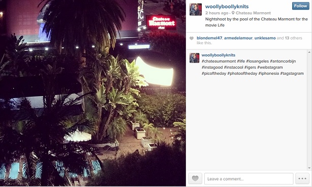 ROB SHOOTING AT THE CHATEAU MARMONT Tweet119