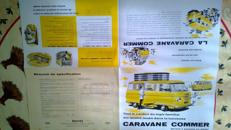 Dépliant publicitaire caravane Commer en français Wp_20110