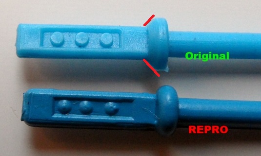 Repro blue lightsaber on a afa luke jedi figure L310
