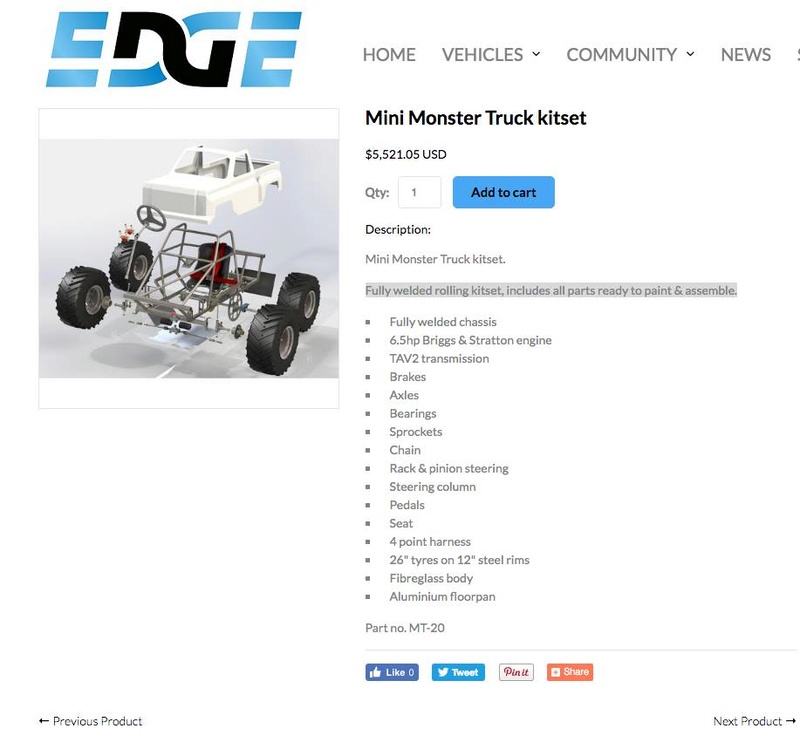  My personal review and comments on the: Mini Monster Truck Plans from The Edge Products. 17309710