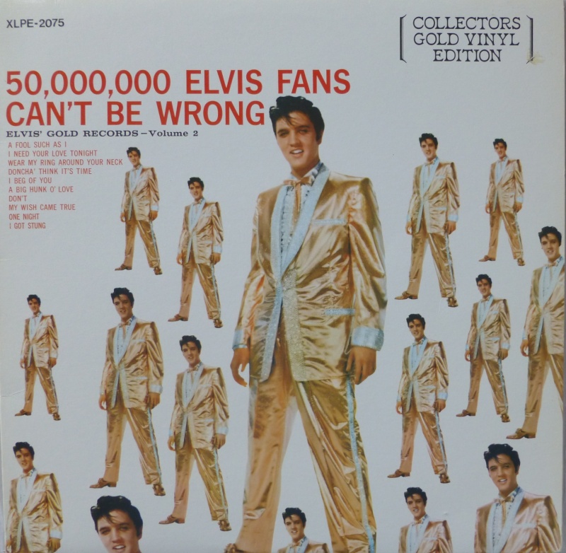 ELVIS GOLD RECORDS Vol. 2 - 50,000,000 ELVIS FANS CAN'T BE WRONG P1020520