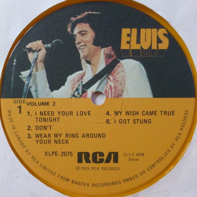 ELVIS GOLD RECORDS Vol. 2 - 50,000,000 ELVIS FANS CAN'T BE WRONG P1020614
